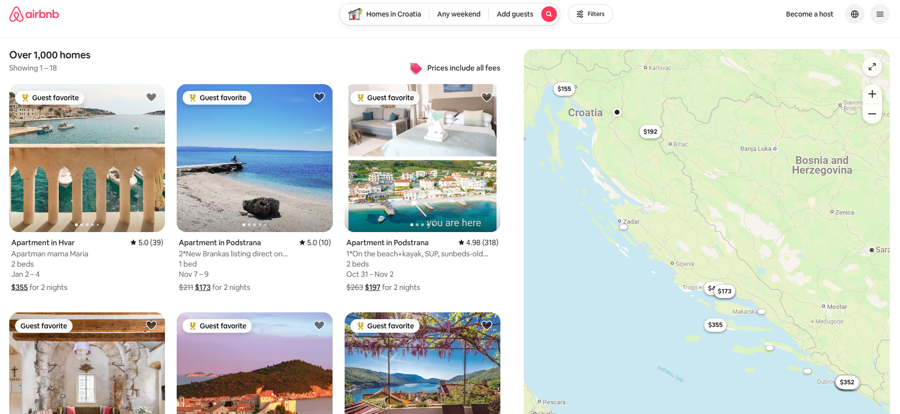 Airbnb now