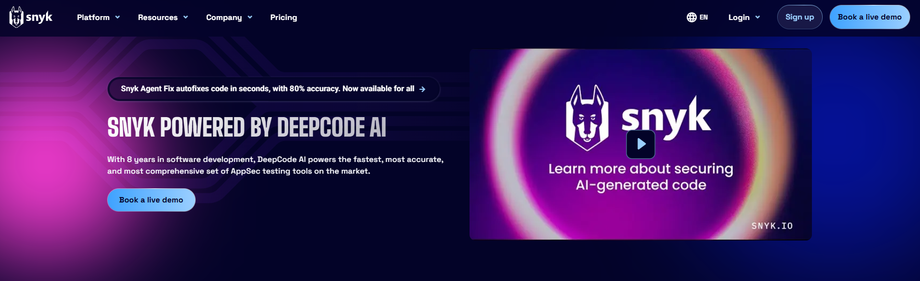 DeepCode (by Snyk)