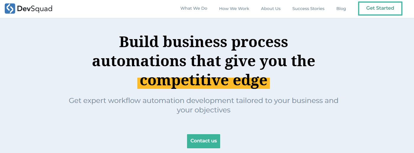 DevSquad business process automation services