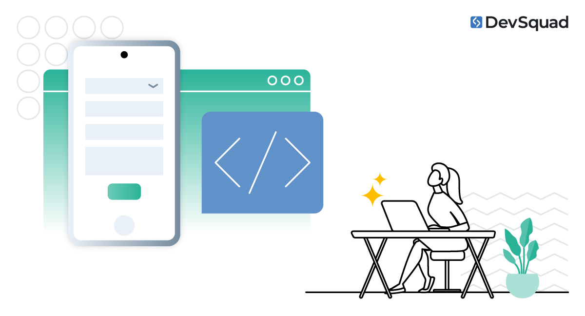 AI software development header image