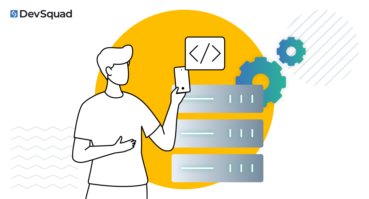 Custom database software header image