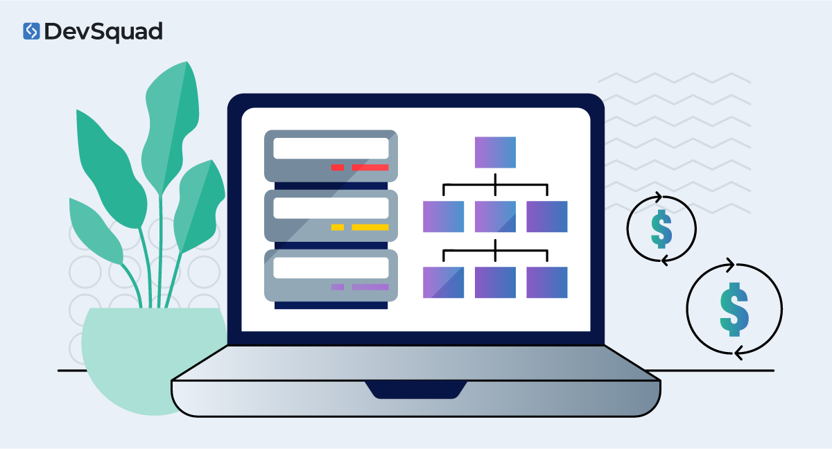 Custom FinTech software header image