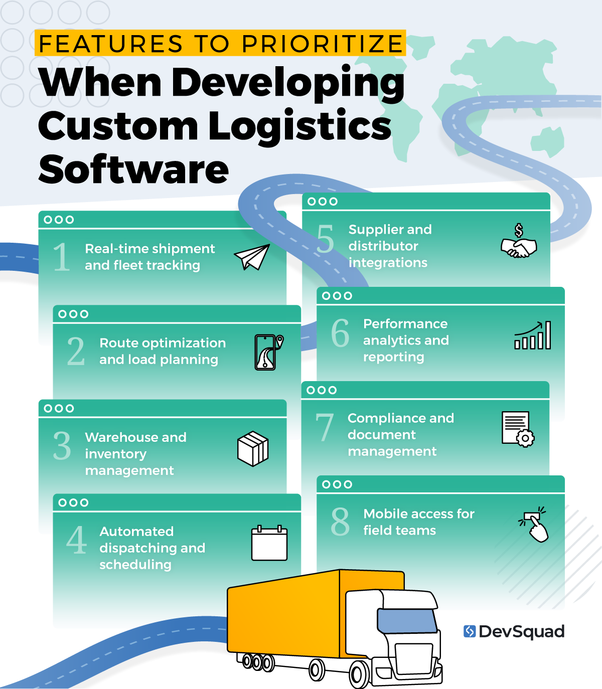 Features to Prioritize When Developing Custom Logistics Software