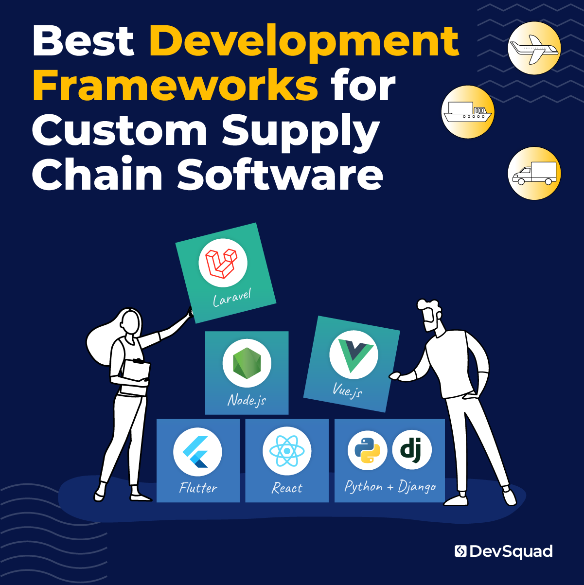 Best Development Frameworks for Custom Supply Chain Software