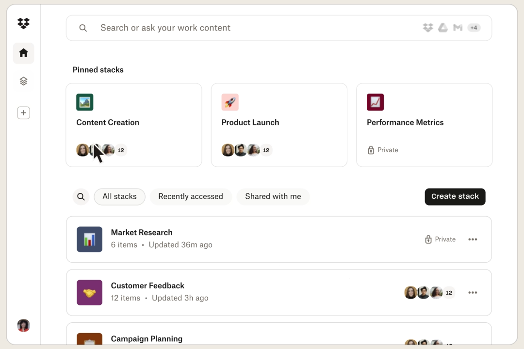 Dropbox now