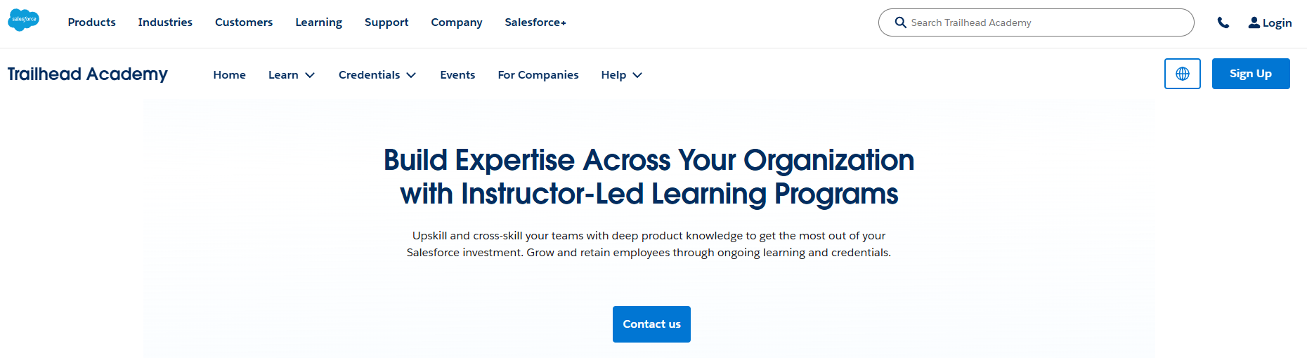 Salesforce Tailhead Academy